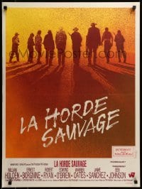 2f851 WILD BUNCH French 24x32 '69 Sam Peckinpah aging cowboy classic, William Holden & gang!