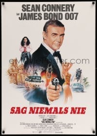 2f204 NEVER SAY NEVER AGAIN German '83 art of Sean Connery as James Bond 007 by Renato Casaro!