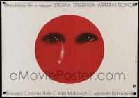 2f928 EMPIRE OF THE SUN Polish 26x38 '89 Stephen Spielberg, first Christian Bale, Pagowski art!