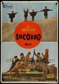 2f346 HELP Spanish '65 Beatles, John, Paul, George & Ringo, rock & roll classic, great images!