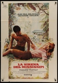 2f368 MISSISSIPPI MERMAID Spanish '70 Francois Truffaut's La Sirene du Mississippi, Belmondo!