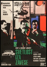 2f225 FENY A REDONY MOGOTT Yugoslavian 19x27 '66 directed by Laszlo Nadasy, Svetlo Za Roletou!