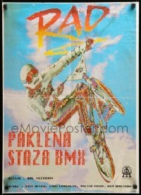 2f246 RAD Yugoslavian 20x28 '86 extreme sports BMX bike racing, Bill Allen, Loughlin, Ray Walston!