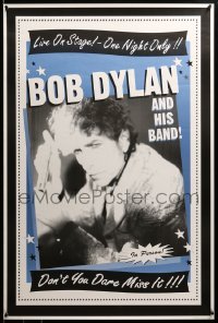 2g256 BOB DYLAN 25x37 German commercial poster '00 cool image of him, don't you dare miss it!