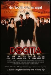 2g584 DOGMA 1sh '99 Kevin Smith, Ben Affleck, Matt Damon, Alan Rickman, get touched by an angel!