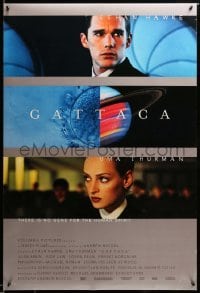2g632 GATTACA DS 1sh '97 Ethan Hawke, Uma Thurman, there is no gene for the human spirit!