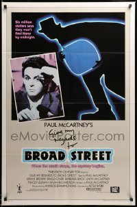 2g639 GIVE MY REGARDS TO BROAD STREET style B int'l 1sh '84 portrait image of Beatle Paul McCartney!