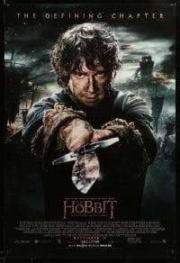 2g675 HOBBIT: THE BATTLE OF THE FIVE ARMIES advance DS 1sh '14 Martin Freeman as Bilbo Baggins!