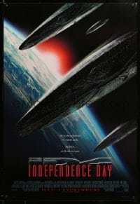 2g702 INDEPENDENCE DAY style B advance 1sh '96 great image of alien ships coming to Earth!