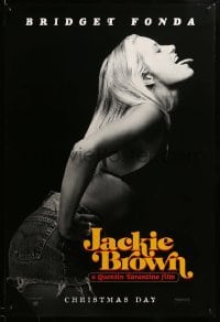 2g717 JACKIE BROWN teaser 1sh '97 Quentin Tarantino, profile portrait of sexy Bridget Fonda!