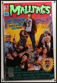 2g773 MALLRATS 1sh '95 Kevin Smith, Snootchie Bootchies, Stan Lee, comic artwork by Drew Struzan!