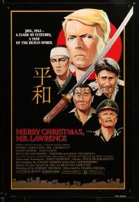 2g785 MERRY CHRISTMAS MR. LAWRENCE 1sh '83 David Bowie in World War II Japan!
