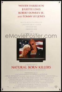 2g804 NATURAL BORN KILLERS DS 1sh '94 Oliver Stone, Woody Harrelson & Juliette Lewis on TV!