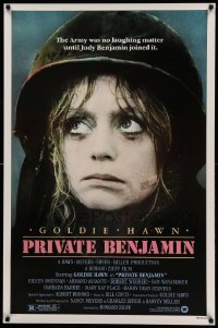 2g843 PRIVATE BENJAMIN 1sh '80 funny image of depressed soldier Goldie Hawn!