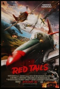2g852 RED TAILS style A advance DS 1sh '12 Cuba Gooding Jr & Terence Howard as WWII fighter pilots!
