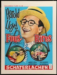 2g178 FUNNY SIDE OF LIFE 16x21 REPRO poster '00s great wacky artwork of Harold Lloyd!