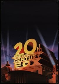 2g327 20TH CENTURY FOX 27x40 special '00s great artwork of classic logo!