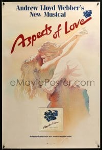 2g127 ASPECTS OF LOVE 24x36 music poster '90 Ann Crumb, Trevor Nunn Broadway musical!