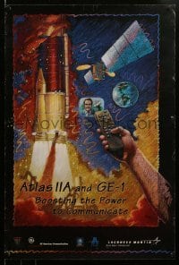 2g335 ATLAS IIA & GE-1 24x36 special '90s outer space, boosting the power to communicate, Mitch!