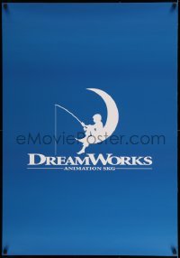 2g359 DREAMWORKS ANIMATION 27x40 special '00s great artwork of the moon logo and kid fishing!