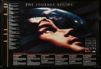 2g103 FROM THE EARTH TO THE MOON tv poster '98 Tom Hanks, outer space, the journey begins!