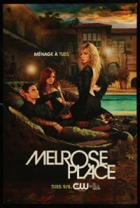 2g106 MELROSE PLACE tv poster '09 menage a Tues., very sexy poolside image of cast!