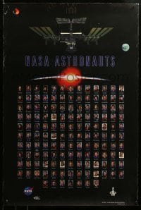 2g411 NASA 24x36 special '98 space exploration agency, MANY astronaut close-ups!