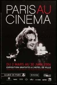 2g096 PARIS AU CINEMA 16x24 French museum/art exhibition '06 image of pretty Jeanne Moreau!