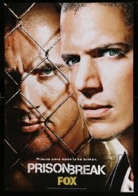 2g107 PRISON BREAK tv poster '07 Dominic Purcell, Wentworth Miller!