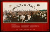 2g454 WOODSTOCK signed 24x37 special '79 by photographer Elliott Landy, legendary concert!