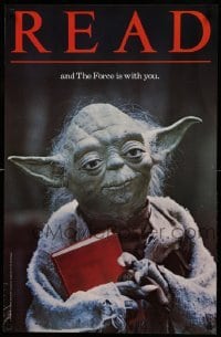 2g455 YODA 22x34 special '83 The American Library Association says Read: The Force is with you!