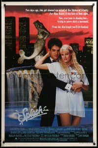 2g912 SPLASH 1sh '84 Tom Hanks loves mermaid Daryl Hannah in New York City under Twin Towers!