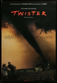 2g976 TWISTER int'l advance DS 1sh '96 May 17 style, Bill Paxton & Helen Hunt tornados!