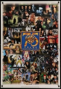 2g253 WARNER BROS: 75 YEARS ENTERTAINING THE WORLD 27x40 video poster '98 Ace Ventura, many images!