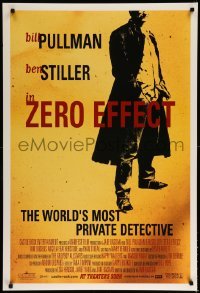 2g999 ZERO EFFECT advance DS 1sh '98 Bill Pullman, Ben Stiller, director Jake Kasdan candid!