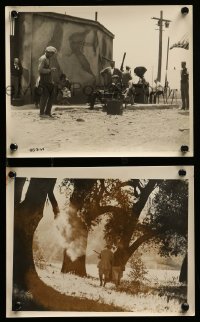 2h840 6 DAYS 2 deluxe 8x10 stills '25 from Elinor Glyn novel, Corinne Griffith, buried alive!