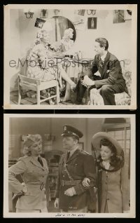 2h959 SHE'S IN THE ARMY 2 8x10 stills '42 Lucile Gleason, Veda Ann Borg, Talbot, women in WWII!