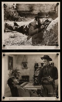2h993 WHISPERING SMITH 2 8x10 stills '49 Alan Ladd's first in Technicolor, cool cowboy images!