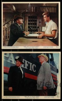2h163 BAD DAY AT BLACK ROCK 6 color 8x10 stills '55 Spencer Tracy, Robert Ryan, sexy Anne Francis!