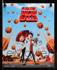 2h037 CLOUDY WITH A CHANCE OF MEATBALLS 9 8x10 mini LCs '09 Bill Hader, Anna Faris, cute animation!