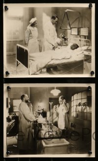 2h491 DIE EWIGE MASKE 7 8x10 stills '37 Peter Petersen, cool hospital scenes!