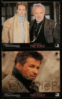 2h069 EDGE 8 8x10 mini LCs '97 great action images of Anthony Hopkins & Alec Baldwin!