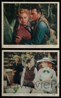 2h178 ESCAPE FROM FORT BRAVO 5 color 8x10 stills '53 cowboy William Holden, Eleanor Parker!