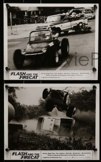 2h440 FLASH & FIRECAT 8 8x10 stills '75 Richard Kiel, cool car chase images!