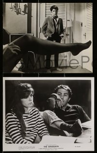 2h763 GRADUATE 3 from 7.75x9.75 to 8x10 stills '68 Hoffman & Ross, classic image of Bancroft's leg!
