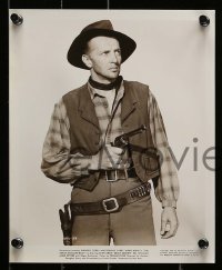 2h766 GREAT MISSOURI RAID 3 8x10 stills '51 great portraits of Bruce Bennett, gun-thundering story!