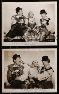 2h823 SWISS MISS 3 8x10 stills R47 Stan Laurel & Oliver Hardy with sexy Della Lind!