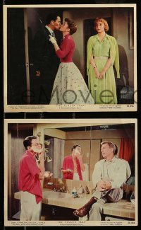2h204 TENDER TRAP 4 color 8x10 stills '55 great images of Frank Sinatra & Debbie Reynolds, Holm!