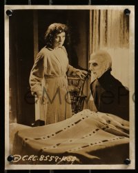 2h978 TINGLER 2 8x10 stills '59 William Castle, great images of Evelyn and creature Coolidge!