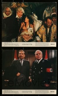 2h130 TO BE OR NOT TO BE 8 color 8x10 stills '83 wacky images of Mel Brooks, Anne Bancroft!